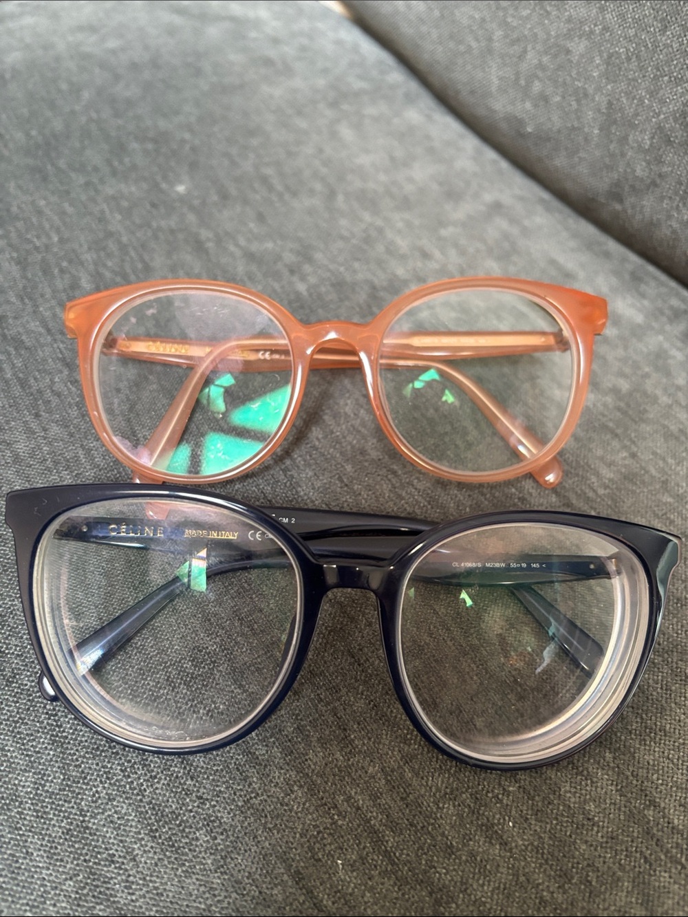 Celine Kids Round Sunglasses in Pink and Black
